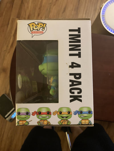 Teenage Mutant Ninja Turtles 4 Pack Glow In The Dark Funko Pops. Amazon Exclusive