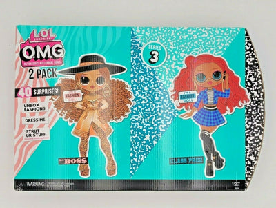 LOL Surprise OMG Fashion Doll 2-Pack Da Boss & Class Prez
