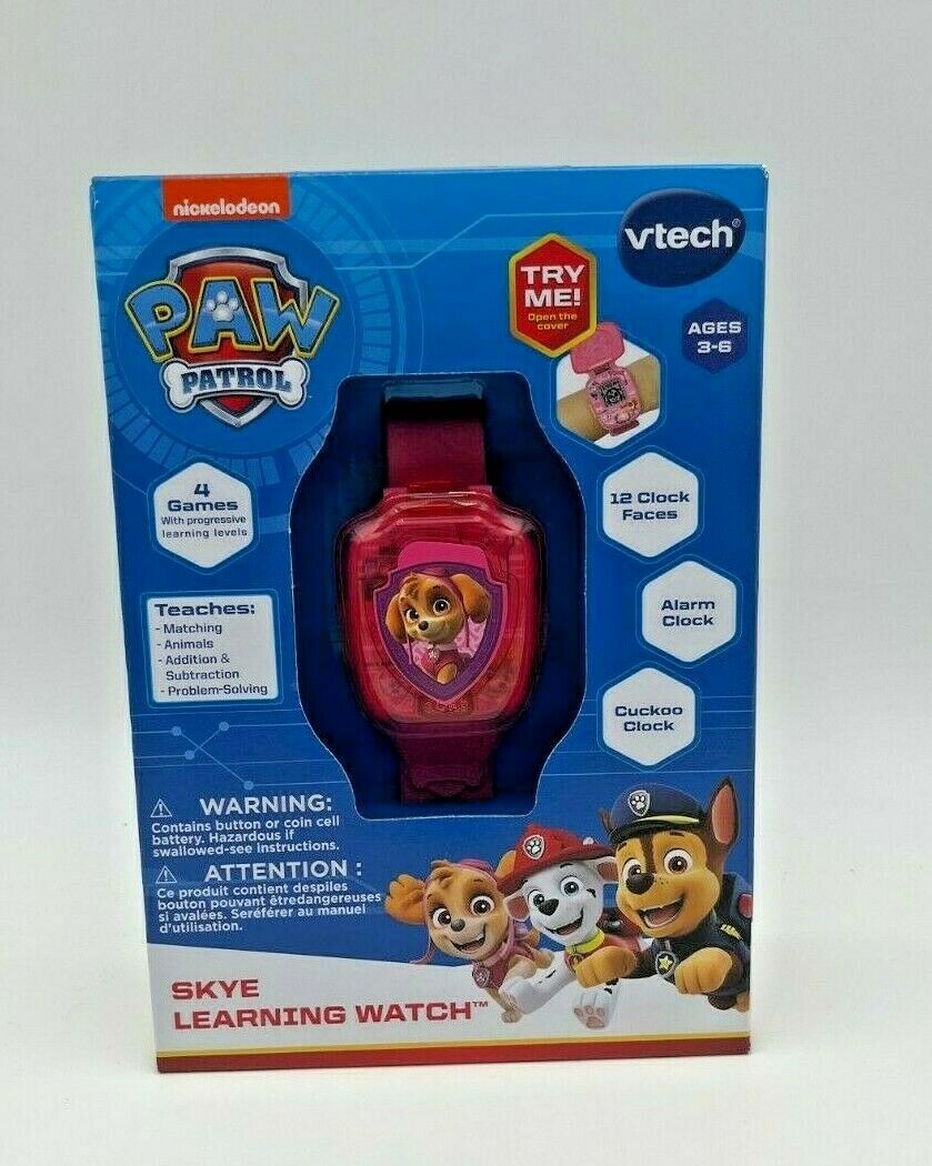 VTech Paw Patrol Skye Pink Learning Watch