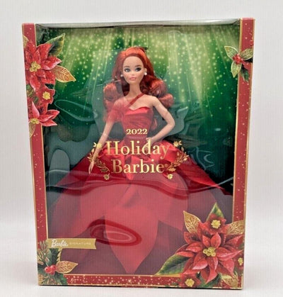 2022 Holiday Barbie Doll Red Hair