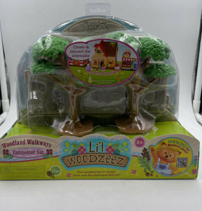 Li'l Woodzeez Woodland Walkways | Sidewalk, Tree & Connector Set