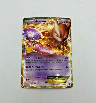 Pokémon TCG Mewtwo EX Celebrations: Classic Collection 54/99 Holo