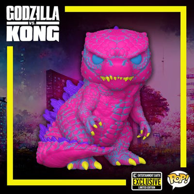 Funko Pop! Movies - Godzilla VS Kong - Godzilla (Black Light) (Entertainment Earth Exclusive)
