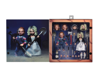 Bride of Chucky – 7″ Scale Action Figures – Ultimate Chucky & Tiffany 2-Pack