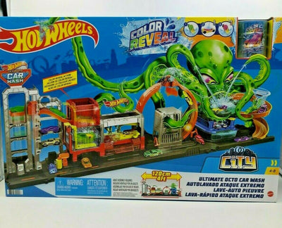 Hot Wheels City Ultimate Octo Car Wash Playset