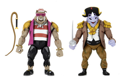 Teenage Mutant Ninja Turtles: Turtles In Time – 7″ Scale Action Figure – Pirate Rocksteady & Bebop 2-Pack