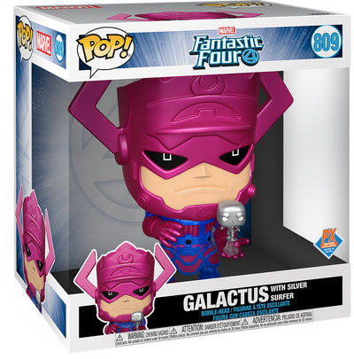 Funko Pop! Marvel - Fantastic Four - 10" Galactus with Silver Surfer (PX Exclusive)