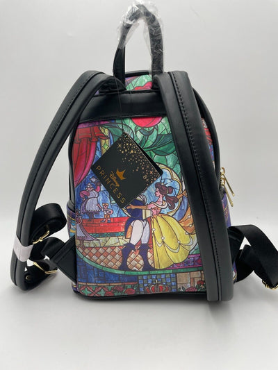 Loungefly Disney Princess Castle Series Belle Womens Double Strap Shoulder Bag