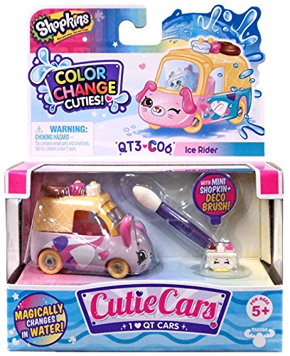 Shopkins Cutie Cars Series Color Change Cuties QT3-C06 Ice Rider