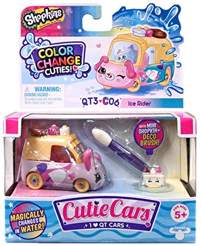 Shopkins Cutie Cars Series 3 Color Change Cuties QT3-C06 Ice Rider