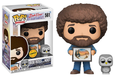 Bob Ross With Hoot #561 Funko Pop! Television CHASE