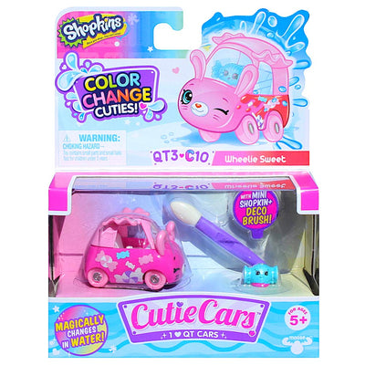 Shopkins Cutie Cars Series 3 Color Change Cuties QT3-C10 Wheelie Sweet