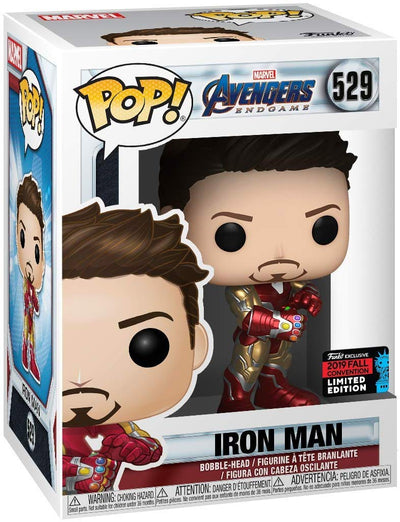 Iron Man Tony Stark with Gauntlet Convention Exclusive Funko Pop