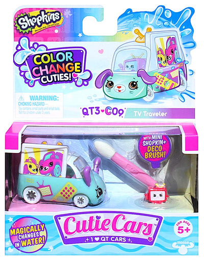 Shopkins Cutie Cars Series 3 Color Change Cuties QT3-C09 TV Traveler