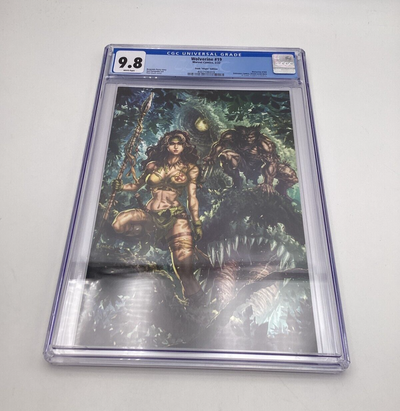 Wolverine #19 Alan Quah Rogue Wolverine Savage Land Virgin Variant Cover CGC 9.8