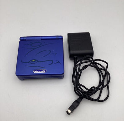 GameBoy Advance SP Pokemon Groudon Reshell. Blue