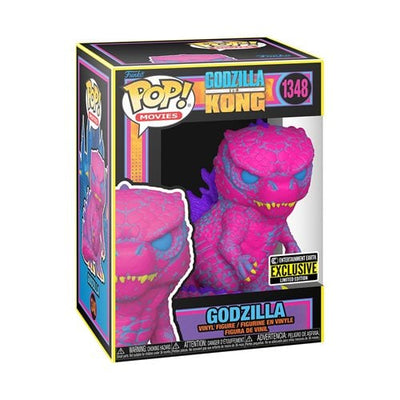Funko Pop! Movies - Godzilla VS Kong - Godzilla (Black Light) (Entertainment Earth Exclusive)
