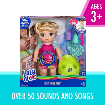 Baby Alive Potty Dance Baby: Talking Baby Doll