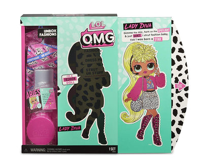 L.O.L. Surprise! O.M.G. Lady Diva Fashion Doll with 20 Surprises