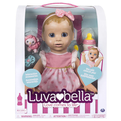 Luvabella Blonde Hair Responsive Baby Doll
