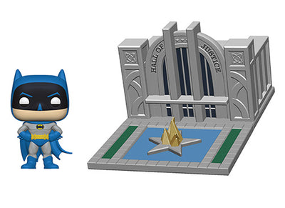 Hall of Justice w/ Batman Pop Town