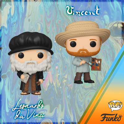 Funko Pop! Artists (Vincent Van Gogh, Leonardo Da Vinci)