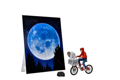 E.T. The Extra-Terrestrial 40th Anniversary 7″ Scale Action Figure – Elliott & E.T. on Bicycle