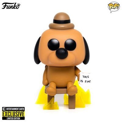 Funko Pop! Icons - This Is Fine Dog (EE Exclusive)