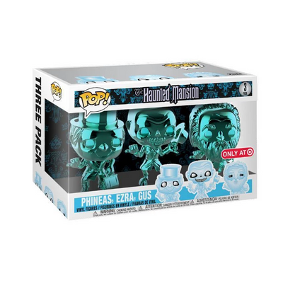 The Haunted Mansion Hitchhiking Ghosts 3 Pack Funko Pop