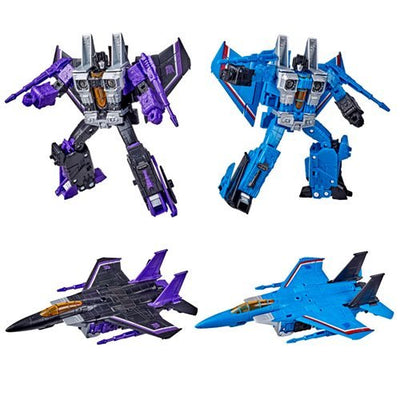 Transformers Generations War for Cybertron Earthrise Voyager Skywarp and Thundercracker