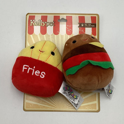 4" Fries & Burger Kellypet Squishmallows (2 Pack)