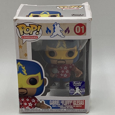 Funko Pop! Comedians - Gabriel "Fluffy" Iglesias (Lucha) (Funko Hollywood Exclusive) (Damaged Box)