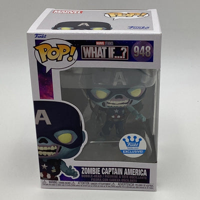 Funko Pop! Marvel - What If?... - Zombie Captain America (Funko Shop Exclusive)