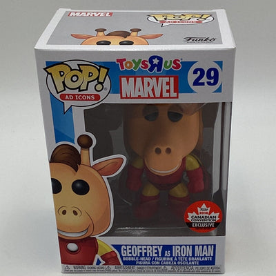 Funko Pop! Ad Icons - Marvel - Toys R Us - Geoffrey As Iron Man (2018 Canadian Convention Exclusive)