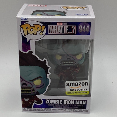 Funko Pop! Marvel - What If?... - Zombie Iron Man (Glow In The Dark) (Amazon Exclusive)