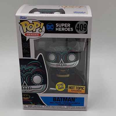 Funko Pop! Heroes - DC Super Heroes - Dia De Los DC - Batman (Glow In The Dark) (Hot Topic Exclusive)