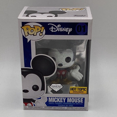Funko Pop! Disney - Mickey Mouse (Diamond Collection) (Hot Topic Exclusive)