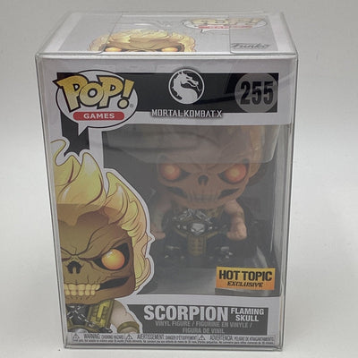 Funko Pop! Games - Mortal Kombat X - Scorpion (Flaming Skull) (Hot Topic Exclusive)