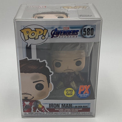 Funko Pop! Marvel Avengers Endgame - Iron Man (I Am Iron Man) (Glow In The Dark) (PX Exclusive)