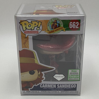 Funko Pop! TV - Where In The World Is Carmen Sandiego? - Carmen Sandiego (Diamond Collection) (2019 Spring Convention)