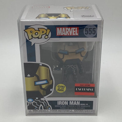 Funko Pop! Marvel - Iron Man (Model 39) (Glow In The Dark) (AAA Anime Exclusive)