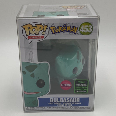 Funko Pop! Games - Pokemon - Bulbasaur (Flocked) (2020 Spring Convention)