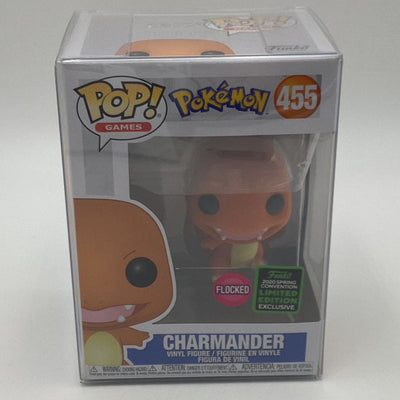 Funko Pop! Games - Pokemon - Charmander (Flocked) (2020 Spring Convention)