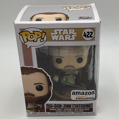 Funko Pop! Star Wars - Qui-Gon Jinn (Tatooine) (Amazon Exclusive)