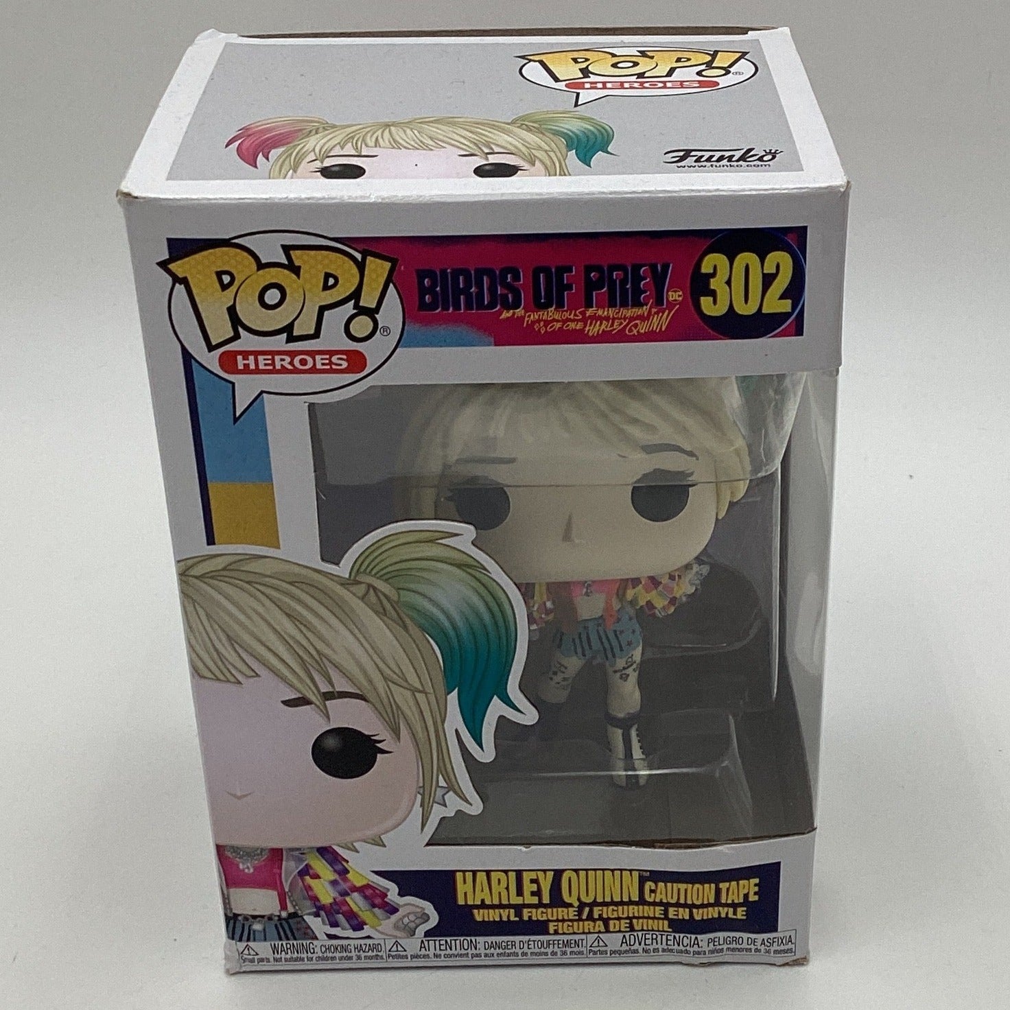 Funko POP HARLEY QUINN CAUTION TAPE 302 Birds of Prey