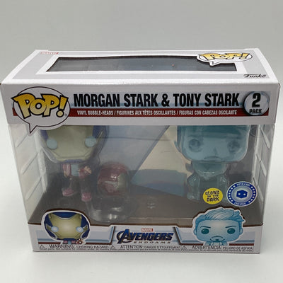 Funko Pop! Movies - Marvel Avengers Endgame - Morgan Stark & Tony Stark (Glow In The Dark)(2 Pack)