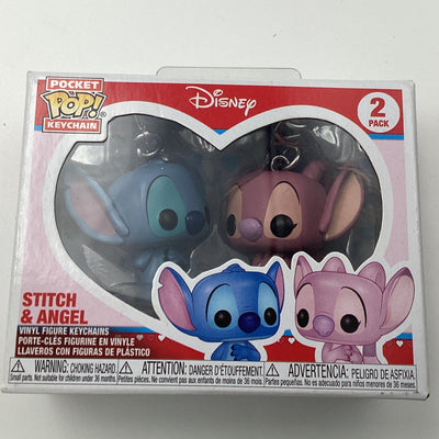 Funko Pocket Pop! Keychain - Disney - Lilo & Stitch - Stitch & Angel (2 Pack)