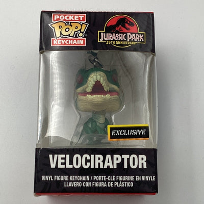 Funko Pocket Pop! Keychain - Jurassic Park 25th Anniversary - Velociraptor (Exclusive)