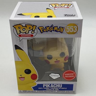 Funko Pop! Games - Pokemon - Pikachu (Diamond Collection) (GameStop Exclusive)