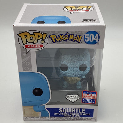 Funko Pop! Games - Pokemon - Squirtle (Diamond Collection) (2021 Summer Convention)